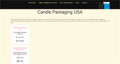 Desktop Screenshot of candlepackagingusa.com